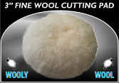 Wooly Wool 3" Wool Pad - 3 pack