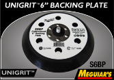 Meguiar's Professional 6" Backing Plate- Micro Hook