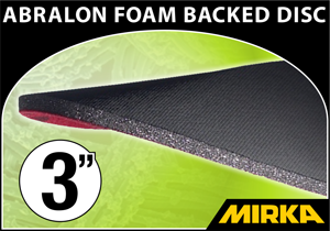 Mirka Abralon 3" Foam Backed Disc
