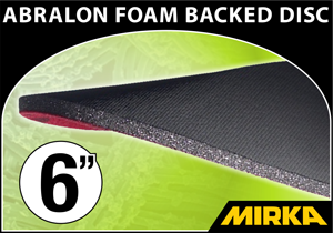 Mirka Abralon 6" Foam Backed Disc