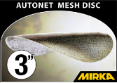 Mirka Autonet 3" Mesh Fabric Disc