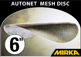 Mirka Autonet 6" Mesh Fabric Disc