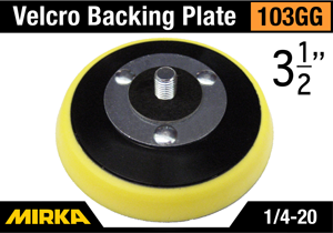 Mirka 3-1/2" Diameter Velcro Backing Plate