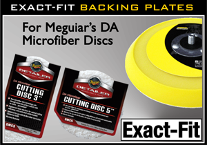 Exact-Fit Backing Plates for Meguiar's DA Microfiber Discs
