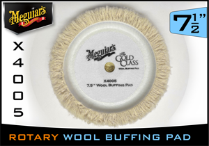 Meguiar's 7.5" Rotary Wool Buffing Pad