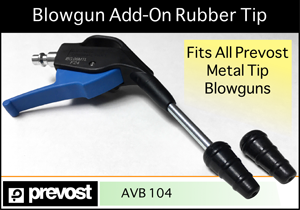 Prevost Blowgun Add-on Rubber Tip