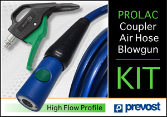 Prevost Air Hose KIT- Prolac Coupler • High Flow Profile