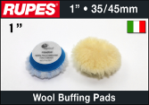 Rupes 1" Wool Buffing Pads