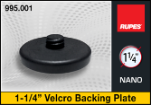 Rupes 1-1/4" Nano Velcro Backing Plate