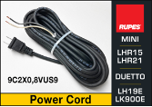 Rupes Replacement Power Cord