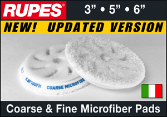 Rupes 5" Microfiber Pads