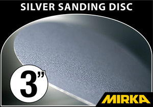 Mirka Silver 3" Sanding Discs