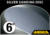 Mirka Silver 6" Sanding Discs