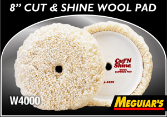 Meguiar's 8" Cut 'N Shine Wool Pad