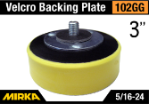 Mirka 3" Diameter Velcro Backing Plate