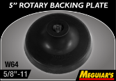 Meguiar's Professional 5" Rotary Backing Plate
