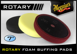 Meguiar's 7"  Soft Buff Rotary Foam Buffing Pads