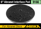 Mirka Abranet® 6" Interface Pad- 3/8" thick