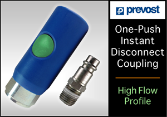 Prevost PROLAC Coupler- High Flow Profile