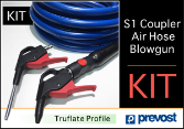 Prevost Air Hose KIT- S1 Coupler • Truflate Profile