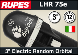 Rupes BigFoot 3" Electric Mini Random Orbital Polisher