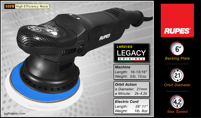 Rupes LHR 21ES Big Foot Random Orbital Polisher, rupes car polisher