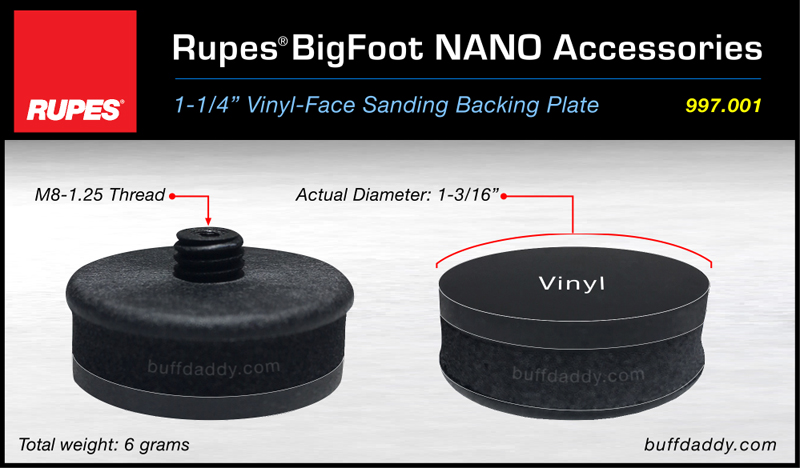 thumbnail image 2 of Rupes IBrid Nano Blue Foam Coarse Pads, 2.75", 4 Pack, For 2" Backing Plate, Polishing Pads 2 of 6